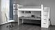 Стол письменный большой Polini Kids City/ Urban, 200x60 см (серый)