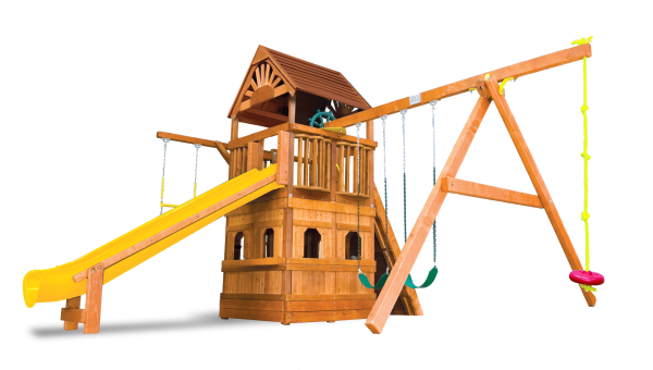 Игровая площадка Саншайн  Фанхаус II ДК Закрытый Домик (Sunshine Funhouse Pkg II with LL  WR)