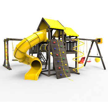 Детская площадка Пикник "Блэк" Стэйдж Бонд с трубой