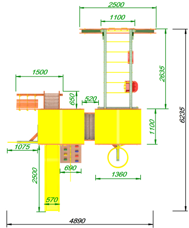 Детская площадка Пикник "Вега" Пацифик Лайт