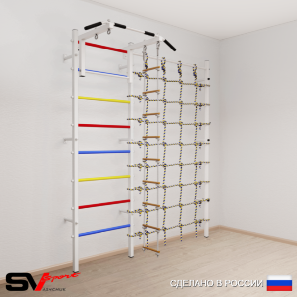 Шведская стенка Sv Sport ТстБСДК (Разноцветные перекладины)