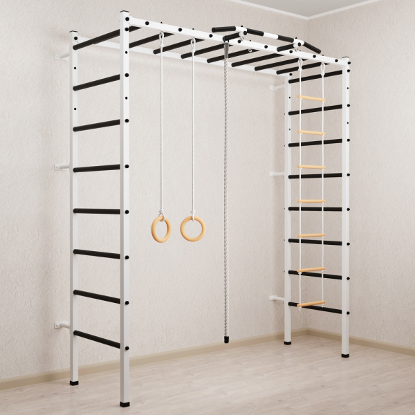 Спортивный комплекс Sv Sport П 401 (Турник/Канат/Кольца/Лестница)