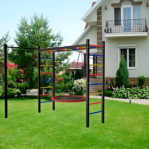 Уличная шведская стенка Sv Sport рукоход с комплектом турник прямой У5022.2 (Гнездо 115см)